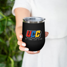 Load image into Gallery viewer, Black 12oz Insulated Wine Tumbler
